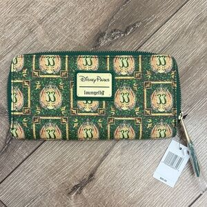 Loungefly Disney Parks Green and Gold Club 33 Wallet